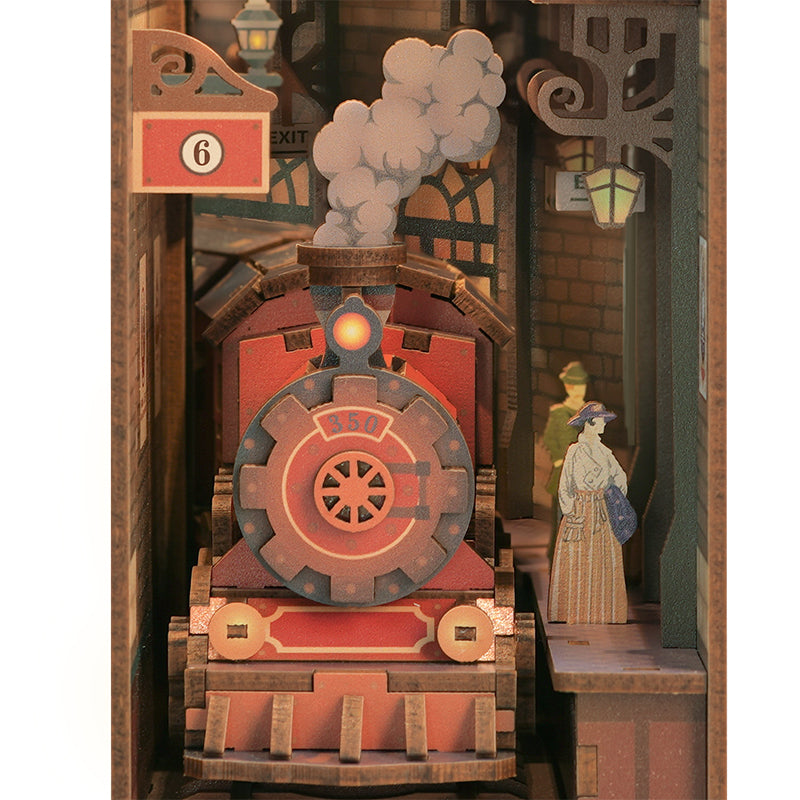 Tonecheer Book Nook The Steam Age TQ125