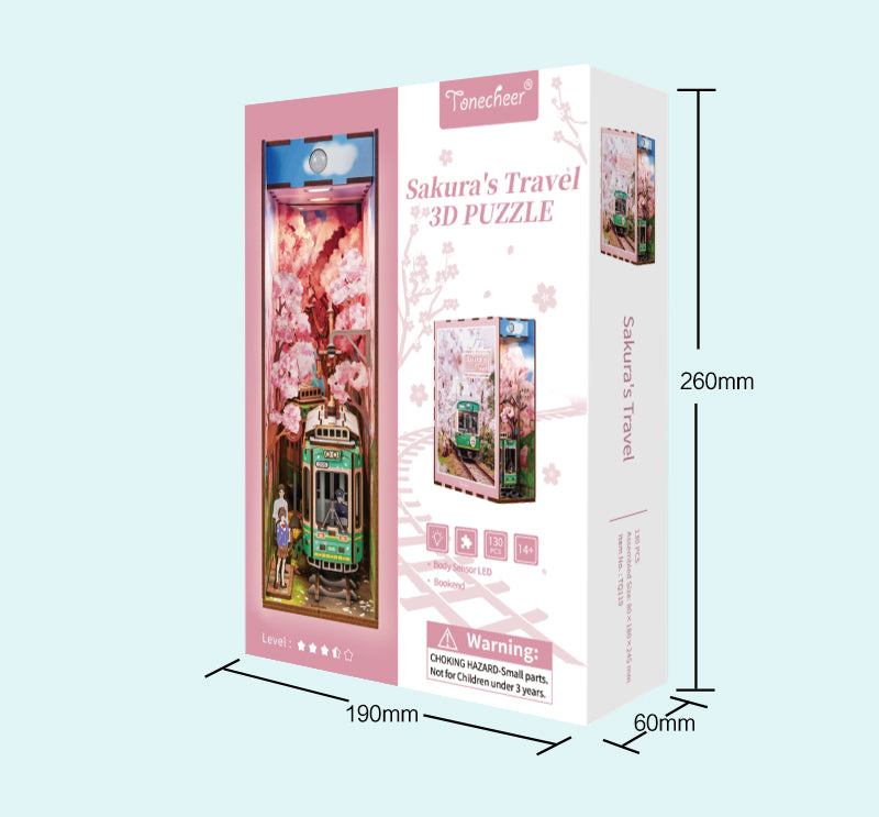 Tonecheer Book Nook Sakura's Travel TQ119