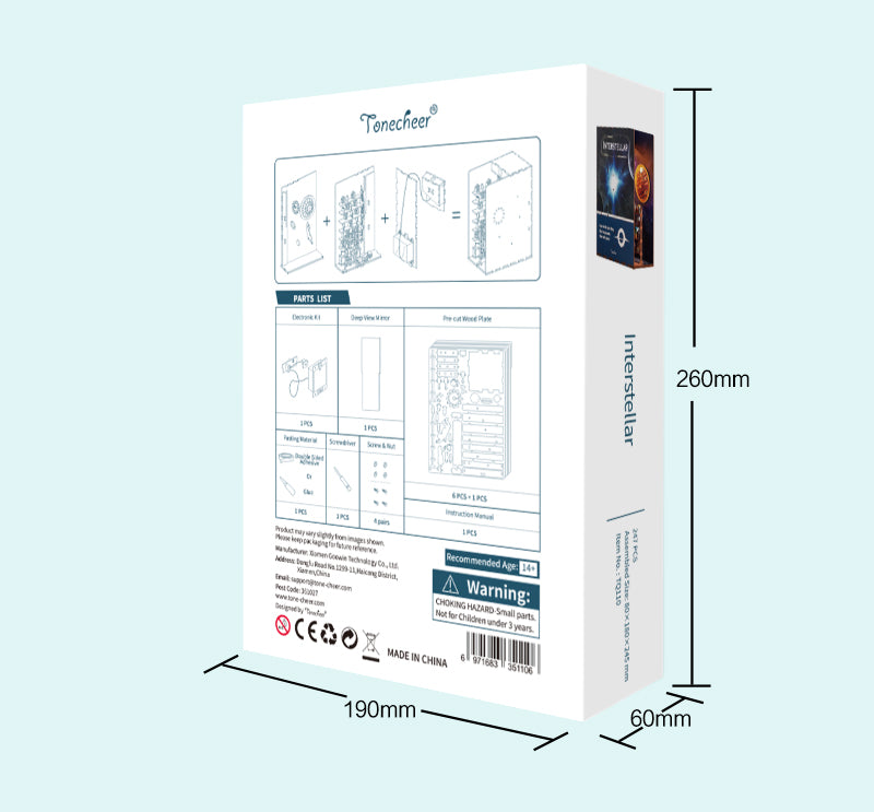 Tonecheer Book Nook Interstellar TQ110